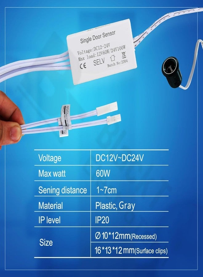 Maxwell Wardrobe Door Sensor, DC 12-24V, Max Load 12V 60W/24V 100W (Double Door) - Image 5